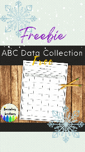 Freebie ABC Data Collection Sheet – Everyday Teaching Autism Resources