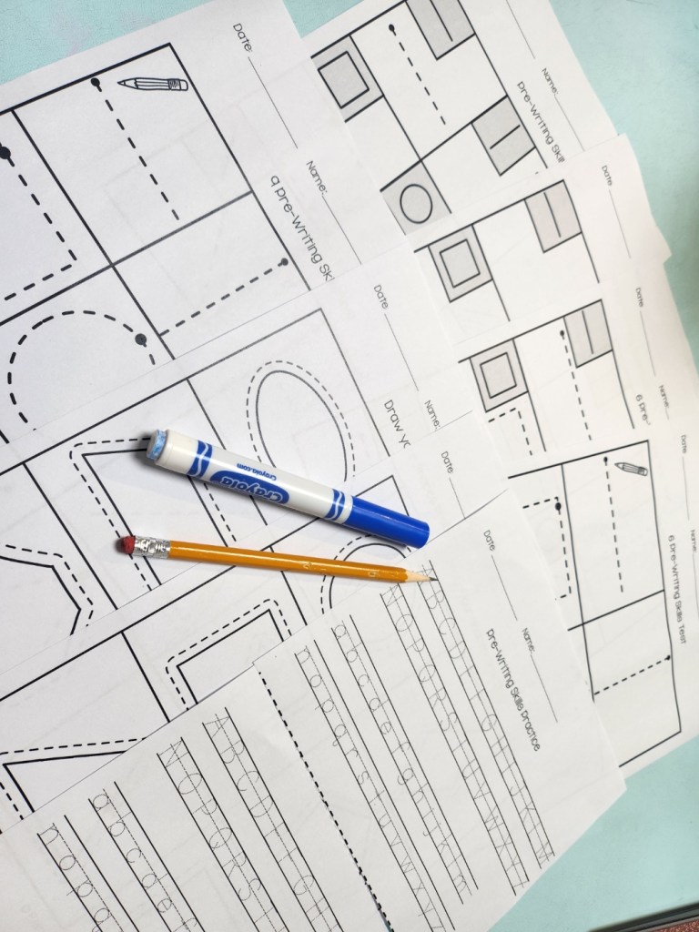 autism fine motor skills worksheet