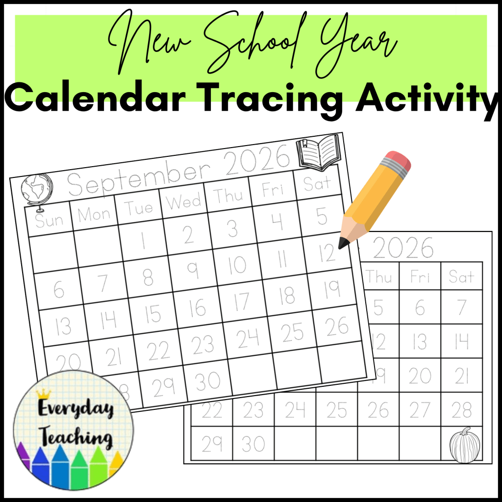 New Back to School&nbsp;Activity